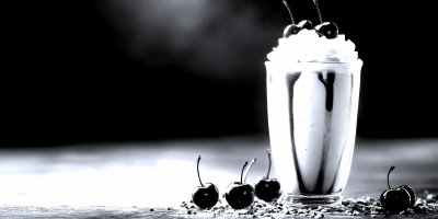 Milkshake With Whipped Cream And Cherries In A Gl E66600ee 7de4 4c31 B64a 5b2c6deb4aba 1 Gigapixel Standard 6x Silver