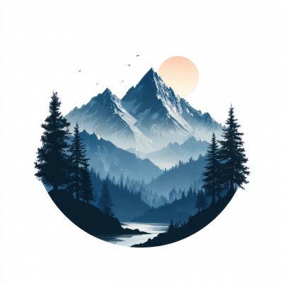 Minimalist Landscape Logo With Mountains. Christm 5f7196d9 Cce8 4803 Ab60 58dfe78e2c4d 2 Gigapixel Standard 6x