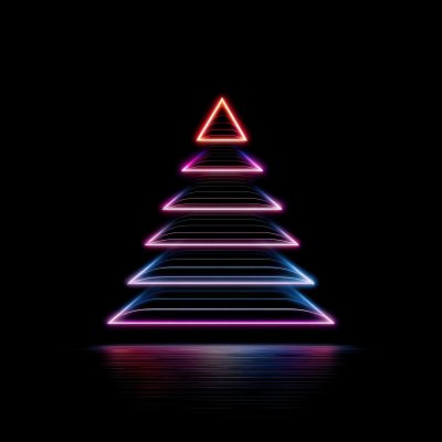 Neon Christmas Tree On A Black Background Glowing 106cd989 6c82 4d2d 9599 1ce4388986a9 0 Gigapixel Standard 6x