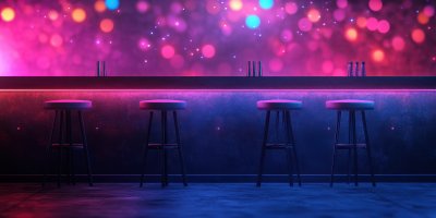 Nightclub Table Bar With Bar Stools And Neon Ligh 804f3984 2ffb 404c 9839 9a62986e9a22 2 Gigapixel Standard 6x