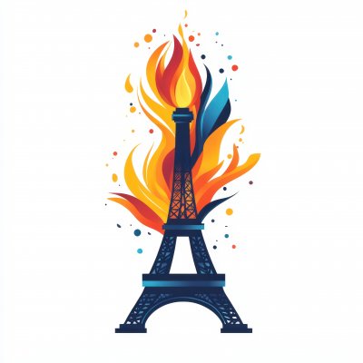 Olympic Torch With Flame On The Eiffel Tower Aea9e06b D6a4 46dd 9c5c 786e81a62fb5 3 Gigapixel Standard 6x