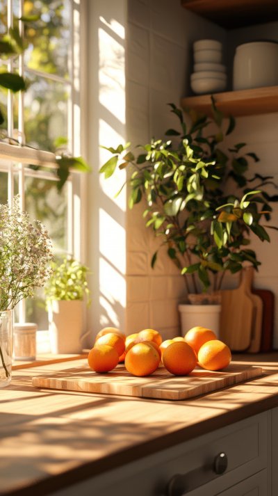 Orange And Apples In Kitchen. Fancy Kitchen. Ultr D56f2bb8 8cd8 4094 Bf37 0b30f0c4b859 0 Gigapixel Standard 6x