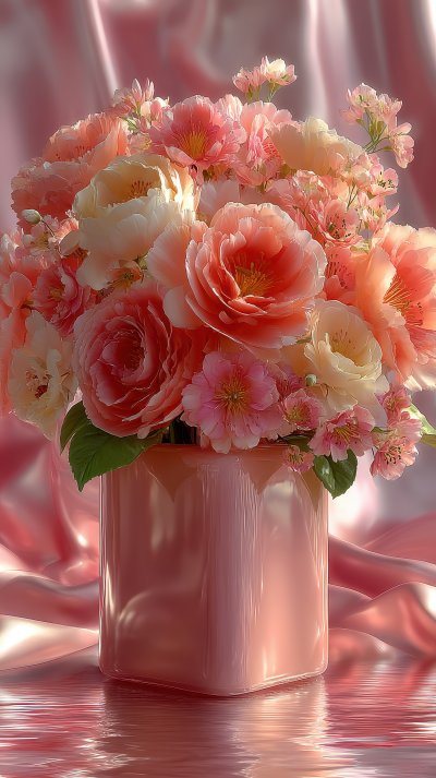 Packaging Bouquet Clay Material 3d Rendering. Flo 9a06776d Ebbb 4278 8f4b 17eb539adad0 1 Gigapixel Standard 6x