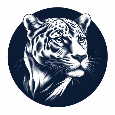 Panther Black Circle. Animal Logo Icon. Illu 6788f567 8d6c 494b Bb85 B9f5c7075fdd 2 Gigapixel Standard 6x