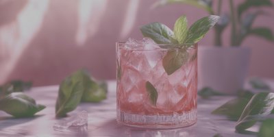 Pink Cocktail With Ice And Mint. Cocktail With Ic 56aa92e2 D1a8 45cf 9018 C78be696edd9 2 Gigapixel Standard 6x Lc