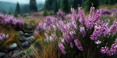 Pink Mountain Heather Meadow Flower. Meadow With 391f9042 8b70 4d45 85ea 628b8ab9035f 3 Gigapixel Standard 6x