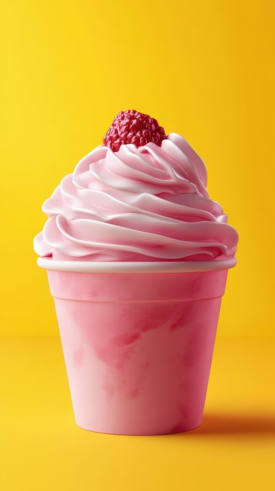 Pink Red Velvet Flavour Yogurt In Plastic Cup Iso 801fff46 690d 44d0 9026 3ca71a1a43d1 0 Gigapixel Standard 6x