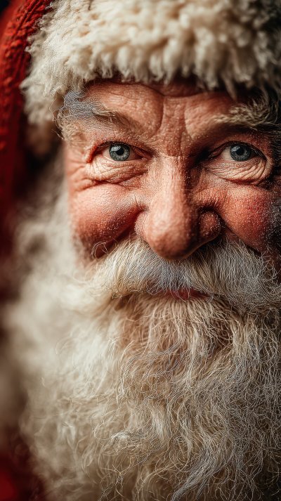 Portrait Of Happy Santa Claus. Beautiful Greeting 2797e2a1 8640 456c 8c02 0a1362ef2085 1 Gigapixel Standard 6x
