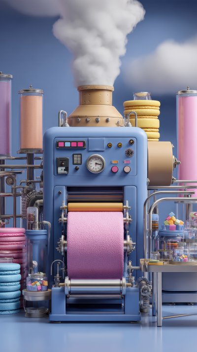 Production Of Sweets Generative Ai Concept. Candy D80ece12 Ea58 4de8 950e C58d5636c614 1 Gigapixel Standard 6x