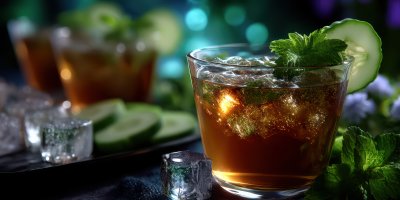 Refreshing Iced Tea With Cucumber And Mint. Ice T E218b409 B9e8 4085 A1f2 B2277339f89c 1 Gigapixel Standard 6x