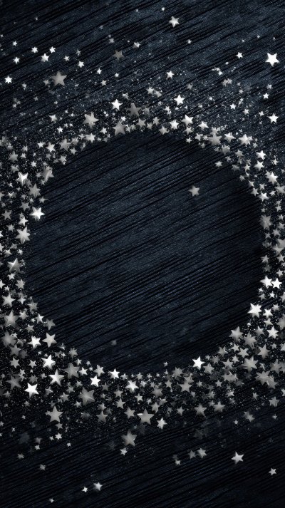 Round Frame With Copy Space. Silvery Stars On A 70663e9e 05d5 4227 9d59 18722a8351f5 0 Gigapixel Standard 6x