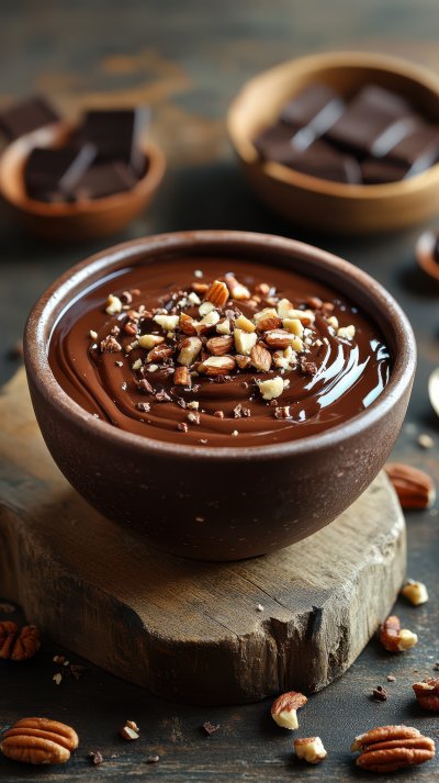 Rustic Chocolate Pudding Served In A Small Bowl W 6a0b3c91 9b2f 4b8c 95d3 F495c90c3b88 0 Gigapixel Standard 6x