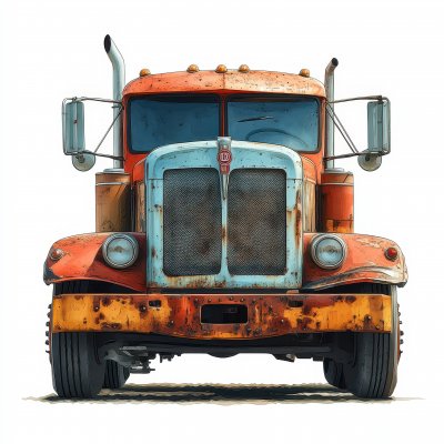 Rusty Old Argo Truck Front Silhouette Flat Vector 4f8550cb 819f 4cb9 Ac4e 8ab44b46d3aa 0 Gigapixel Standard 6x