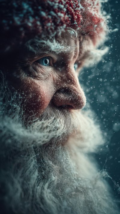 Santa Claus Blowing In Snow. Santa Claus. Ultra R 656f9668 515d 4c5f 998a 19311aac9e01 3 Gigapixel Standard 6x