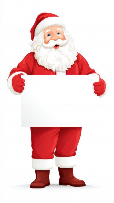 Santa Claus Holding Copyspace Blank Sign For Your Cc5c55b5 Dddb 4ae9 85a4 Ebee418ca00c 3 Gigapixel Standard 6x