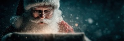 Santa Claus Opening A Magical Present. Santa Claus. 81db07a8 780e 4133 Ba70 8c3763218bfa 1 Gigapixel Standard 6x