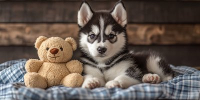 Siberian Husky Puppy Black And White Posing With 3f673df5 9661 4882 Bdca E429db0a9837 0 Gigapixel Standard 6x