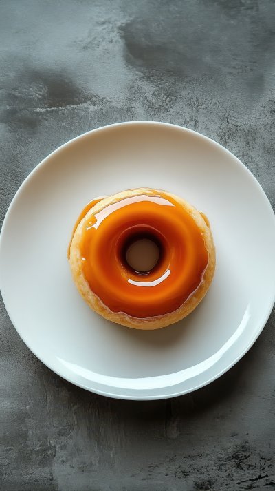 Smooth Caramel Topped Milk Pudding On A White Pla 4cb795f4 Fc35 4ab8 B305 1e2f419c63bf 3 Gigapixel Standard 6x