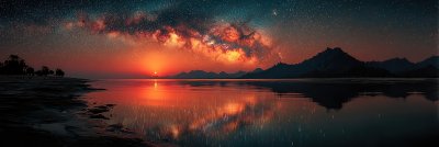 Sunset Sky And Stars With Milky Way Abstrac 8903d9b7 9a6f 4b47 Bd69 23e40c731464 1 Gigapixel Standard 6x
