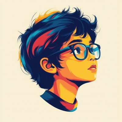The Boy With Glasses. Boy Logo Icon. Illustration 7bb195c8 0f73 42d5 Af3b 1bd3b2c93ae7 1 Gigapixel Standard 6x