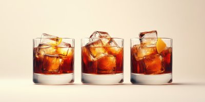 Three Ice Cubes On White Background. Cocktail Wit 20acb038 6a53 4e30 982f 53c3e977bf6b 1 Gigapixel Standard 6x