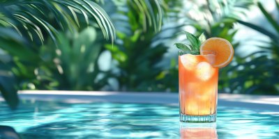 Tropical Sparkling Cocktail By The Pool. The Pict 16b5c87c 5287 40e7 Acd7 3b0de4c016ac 1 Gigapixel Standard 6x
