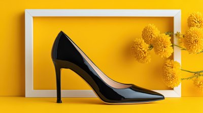 Womens Classic High Heeled Shoes On Yellow Backgro 0c922e8e Fe75 4dd0 Ae54 D374d367ece3 1 Gigapixel Standard 6x