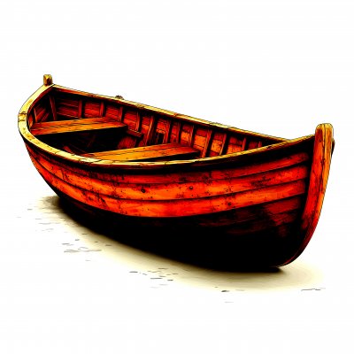 Wooden Boat Icon Isolated On White Vintage Fishin 84cf815e C96d 414f Af81 88018e3f6fa7 1 Gigapixel Standard 6x Hc