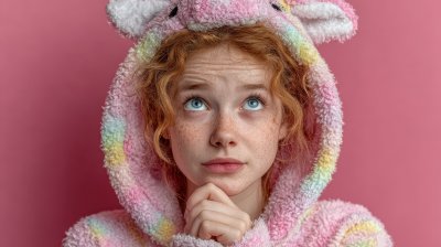 Young Caucasian Woman With Unicorn Pajamas Isolated On 754dc164 2b25 4ce0 9297 2c6f53400999 2 Gigapixel Standard 6x