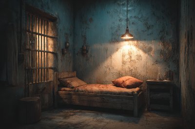 A Small Cell In Prison In Bad Condition Illustrat D3257dd7 1f7a 4ae4 80ed 5a6513cc9fee 2 Gigapixel Standard 6x