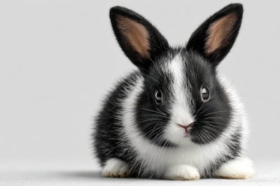 Black And White Baby Rabbit Sitting Isolated On W Adbb207c E46a 4bdf 909e 9fe120982f75 0 Gigapixel Standard 6x