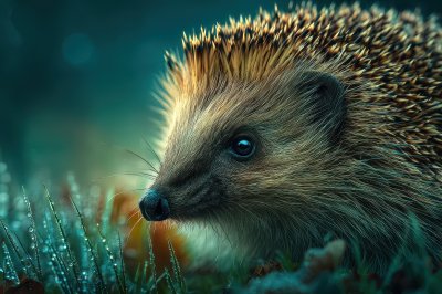 West European Hedgehog Europaeus On A Green Meado 3c87965d 326b 444d 98ad A326f6ea5664 0 Gigapixel Standard 6x