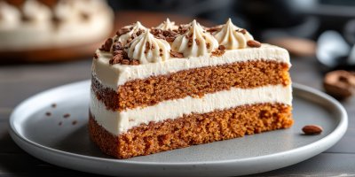 A Vegan Carrot Cake Topped With Creamy Cashew. Cr Bdc0a9a0 E10c 4c0b 9133 Eaa93ea281ca 0 Gigapixel Standard 6x