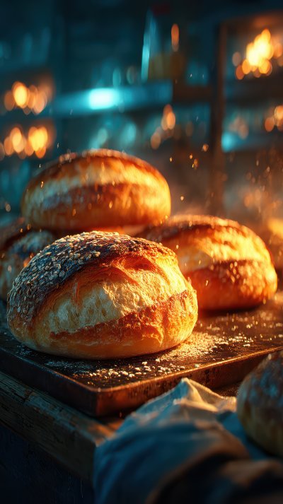 Bread Is Baked In Oven Industrial Food Production Line 8700eda4 569e 4819 89a4 31c4dcda9c51 0 Gigapixel Standard 6x