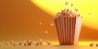 Buttered Popcorn In Stripy Box Isolated On Yellow 2d14530f Cfea 4b86 A001 0d1d937b4539 1 Gigapixel Standard 6x