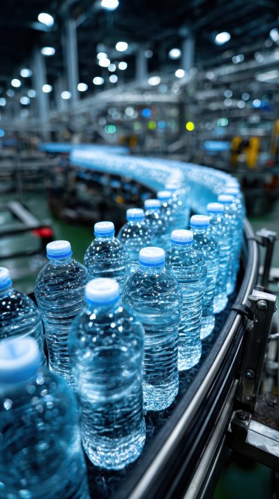 Conveyor Of Pallets With Plastic Bottle Packs In Ff383dbd 6f73 4904 A2d4 D9ef7350956b 3 Gigapixel Standard 6x