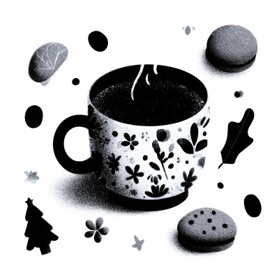 Cup Of Coffee And Cookies. Christmas 35a42456 D878 4aa6 8f66 166727bf01ee 1 Gigapixel Standard 6x Silver