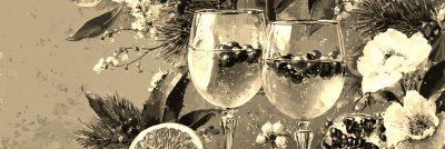 Festive Wine Glasses At Romantic Chr E68d35a3 Dc70 4f4c 9331 B1e307e8d1f4 0 Gigapixel Standard 6x Sepia