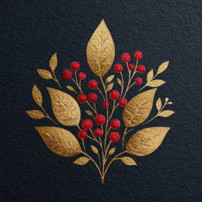 Golden Spring Logo Icon. Christmas Logo Icon. Ill 6cbc9af4 E8cc 489e A680 47b6c1ce817d 1 Gigapixel Standard 6x