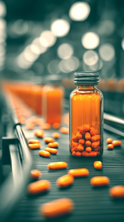 Pharmaceutical Shipment On Logistics Conveyor Wit Fb3cd358 D8d2 4086 9956 D6e291f6e719 0 Gigapixel Standard 6x Tealorange