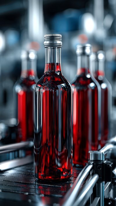 Red Wine Bottling Plant. Bottle Factory. Ultra Re D457af15 7fc8 4f93 A65a Eaf450d3fada 1 Gigapixel Standard 6x Stylut
