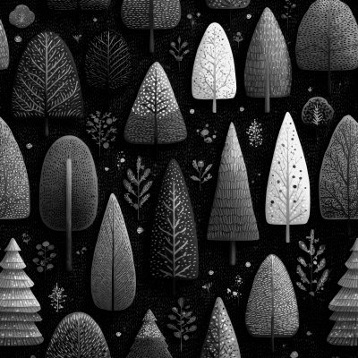 Seamless Pattern With Christmas Trees. Christmas I C9b98f20 60a2 44ca 84f4 747221581895 2 Gigapixel Standard 6x Bw
