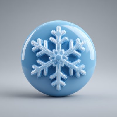Snowflake Blue Circle Web Glossy Icon. Christmas 8a57da56 B4c6 41d0 8484 8673d53cea1b 2 Gigapixel Standard 6x
