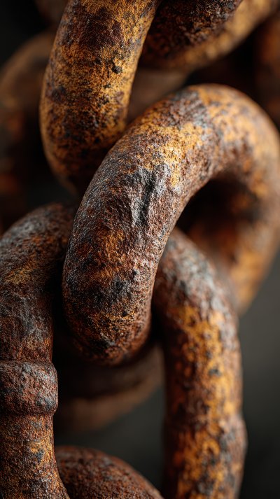 Tangle Of Old Rusty Chain. Chain Closeup. Ultra Re B37f7998 D844 401b 98f1 3aa64d6cd333 3 Gigapixel Standard 6x