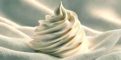 Whipped Cream On White Background. Ice Cream. Ult 2c981563 5215 463d 8eaa 1baad90186a8 2 Gigapixel Standard 6x Tealorange