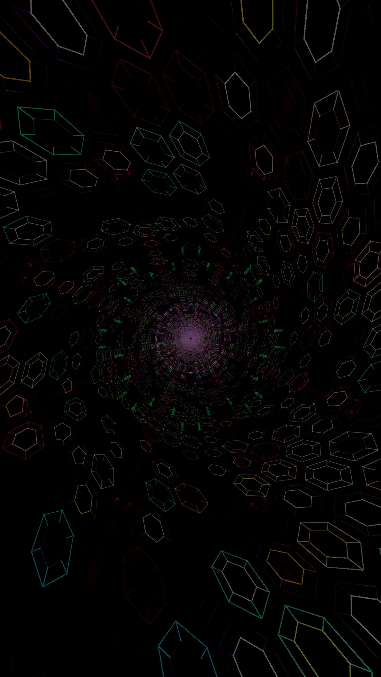 Tunnel video vj loop screensaver creating a mesmerizing seamless