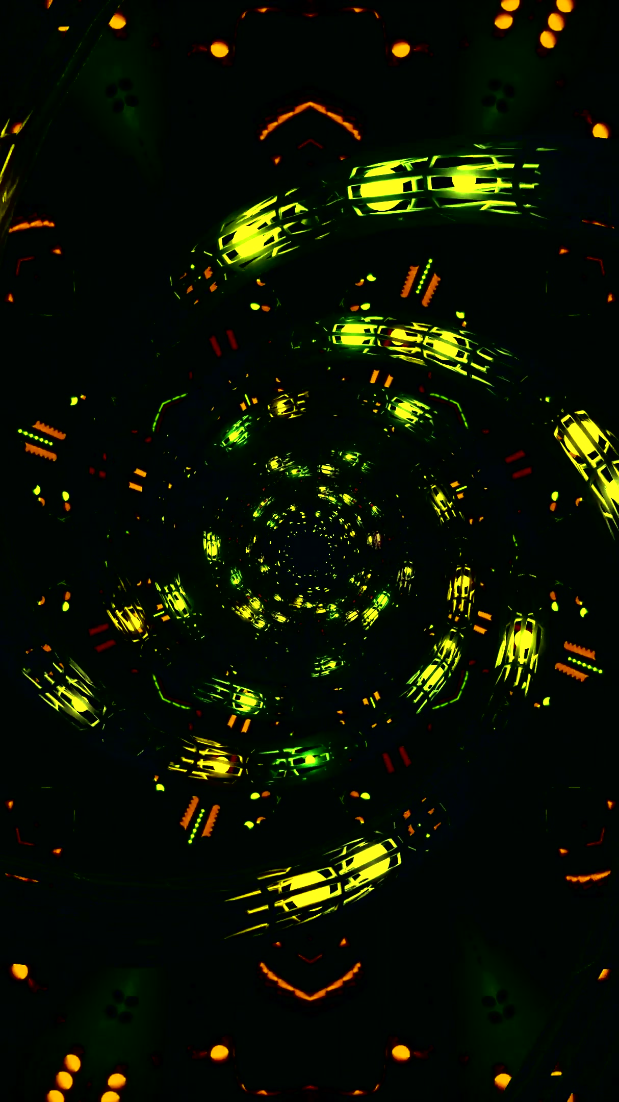 Dynamic tunnel animation video loop offers a captivating visual experience