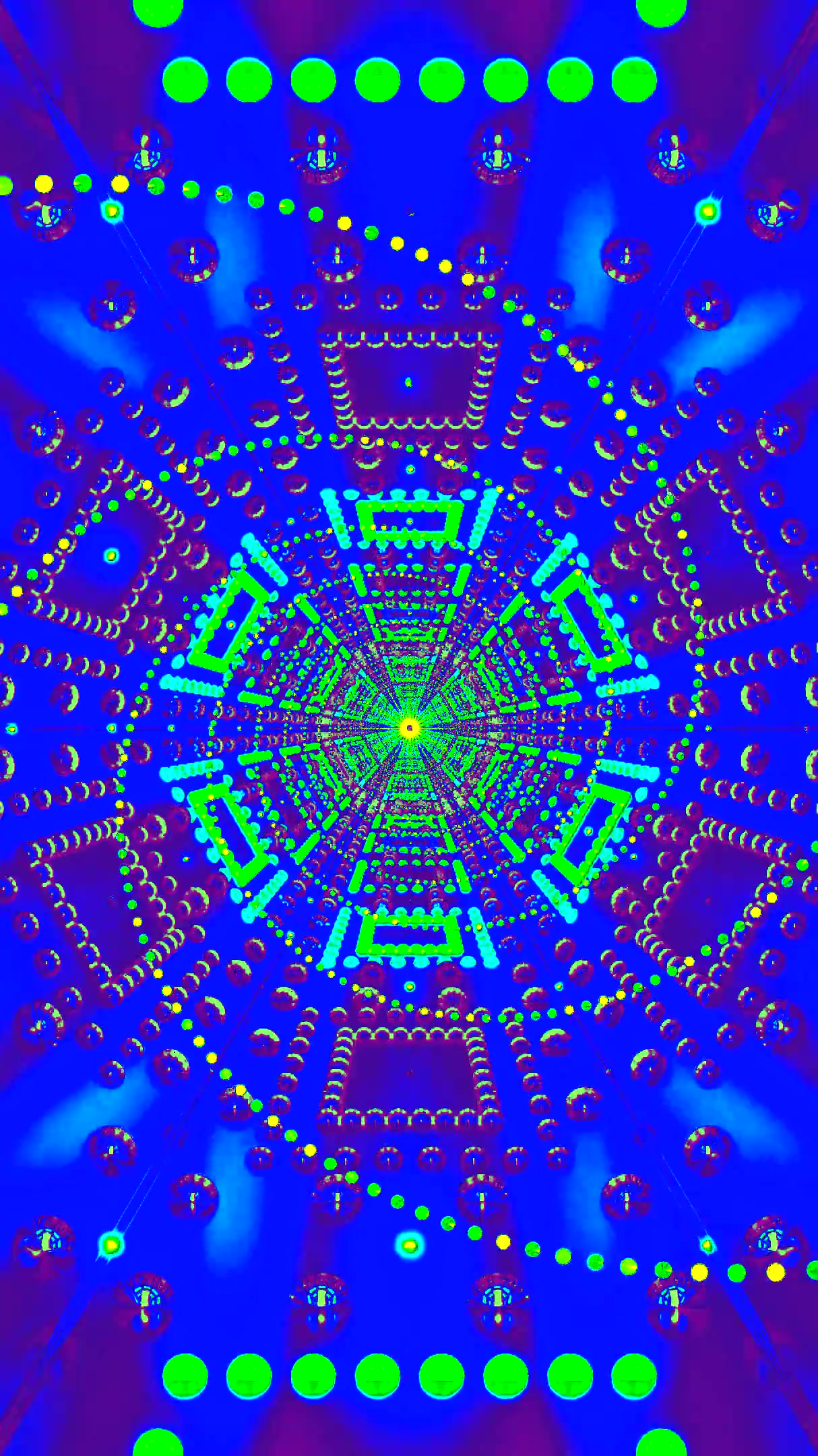 Colorful tunnel video vj loop screensaver with seamless motion and vibrant patterns