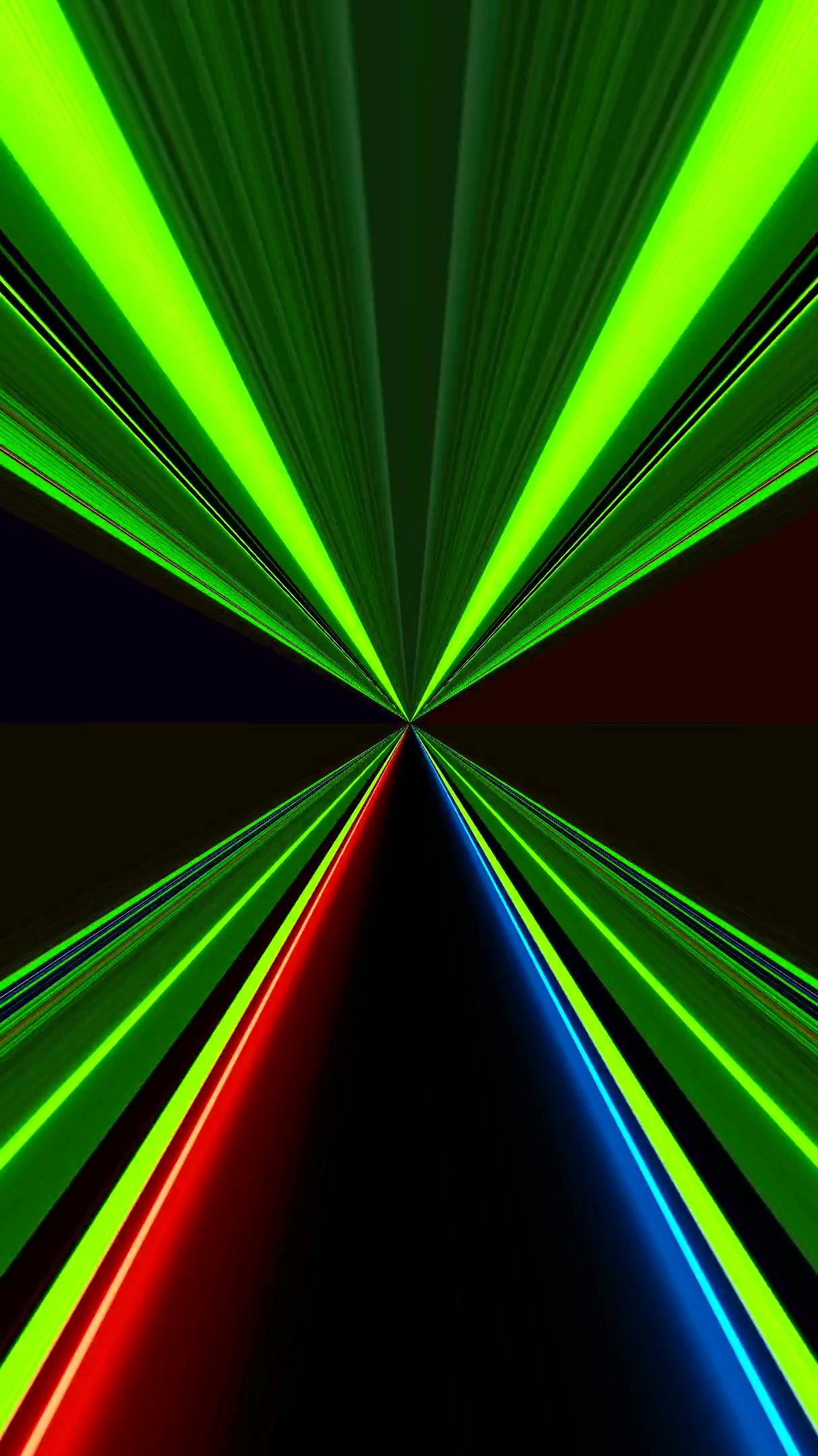 Colorful tunnel video loop creates a dynamic visual display for s