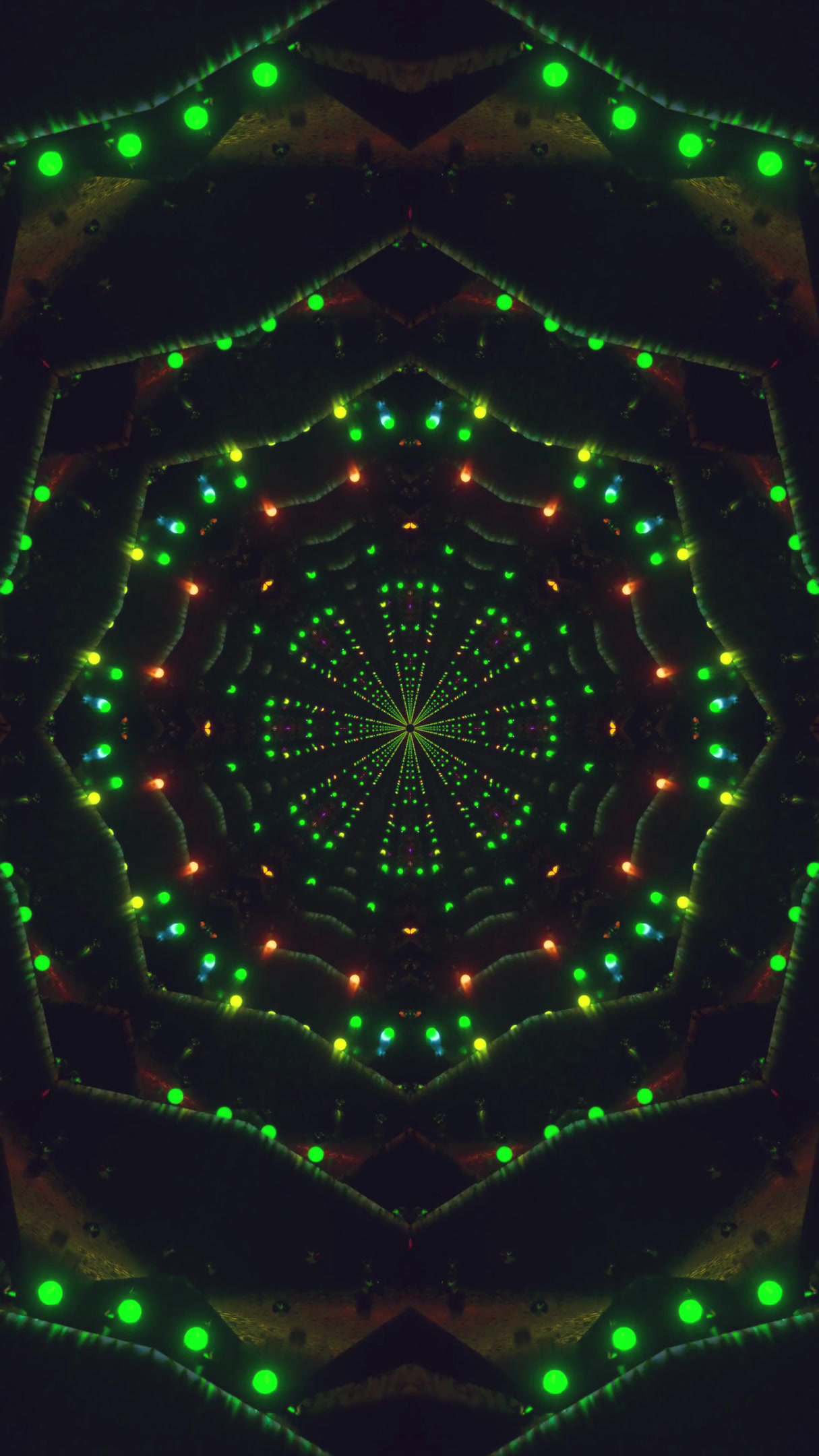 Tunnel video vj loop creates mesmerizing visual experience with c
